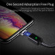 Кабель Essager Magic Power Magnetic USB - Lightning (M/M), 1 м Black (EXCCXL-ML01)