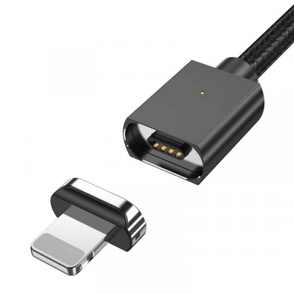 Кабель Essager Magic Power Magnetic USB - Lightning (M/M), 1 м Black (EXCCXL-ML01)