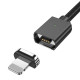 Кабель Essager Magic Power Magnetic USB - Lightning (M/M), 1 м Black (EXCCXL-ML01)