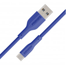 Кабель Promate USB - USB Type-C (M/M), 2 A, 1 м, xCord-AC Navy (xcord-ac.navy)