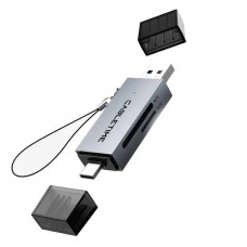 Кардрідер Cabletime USB3.0 A + USB Type-C, SD/TF, 5Gbps (CD40G)