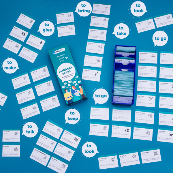 Картки для вивчення англійської мови English Student. Phrasal Verbs
