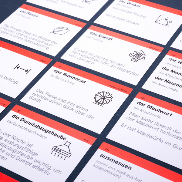 Картки для вивчення німецької мови English Student. Рівень B2.2 – Вище Середнього