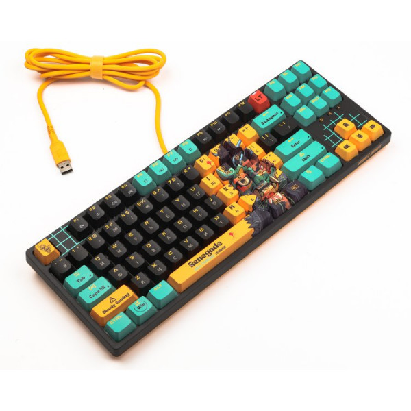 Клавіатура A4Tech Bloody AT87 RGB Renegade Black/Yellow