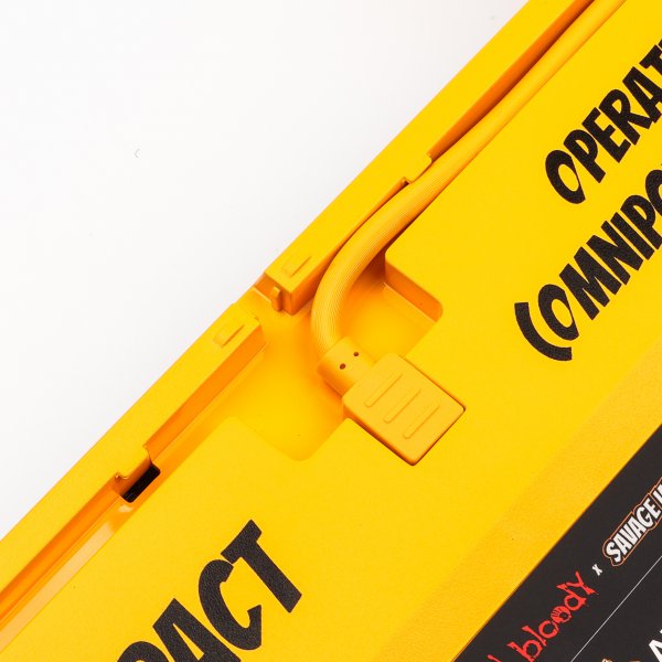 Клавіатура A4Tech Bloody AT87 RGB Renegade Black/Yellow