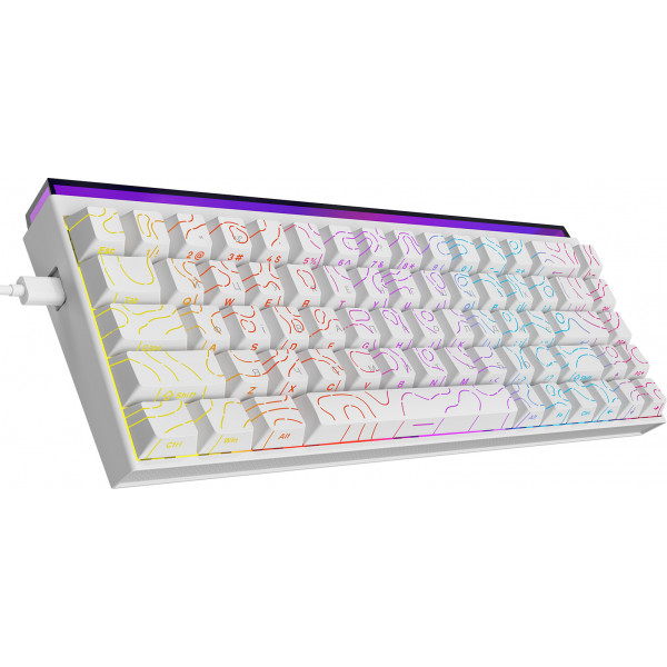 Клавіатура Ajazz NK68 Red Switch White USB-C (NK68-R-S-W)