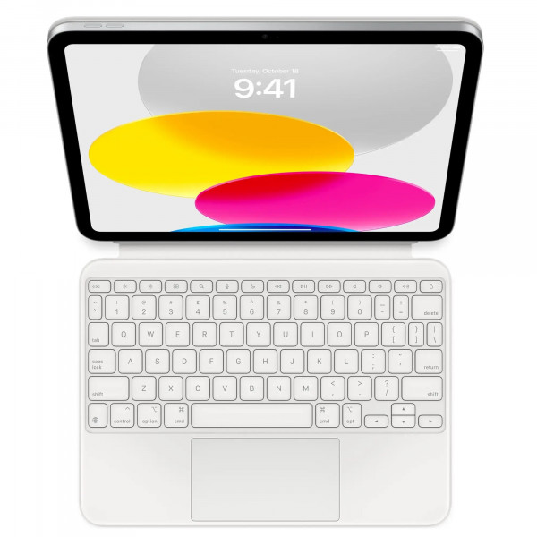 Клавiатура Apple Magic Keyboard для Apple iPad 10.9 2022/iPad 11 2025 White (MQDP3)