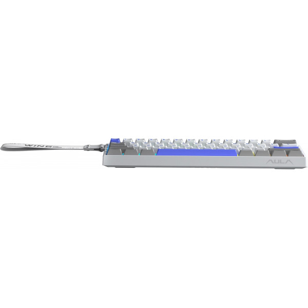 Клавіатура Aula WIN68 HE Max Magnetic switch Grey/White/Purple (6978080504081)