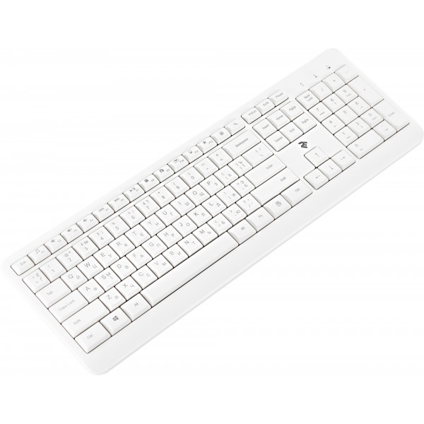 Клавіатура бездротова 2E KS220 WL Ukr White (2E-KS220WW)