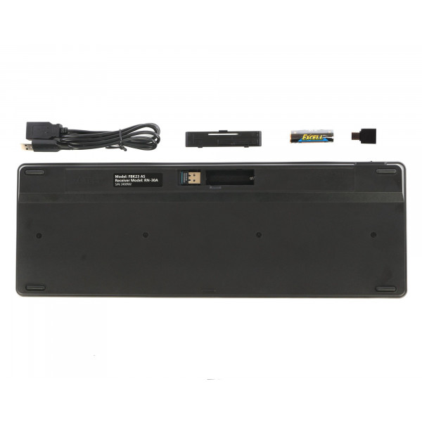 Клавіатура бездротова A4Tech FBK23 AS Black