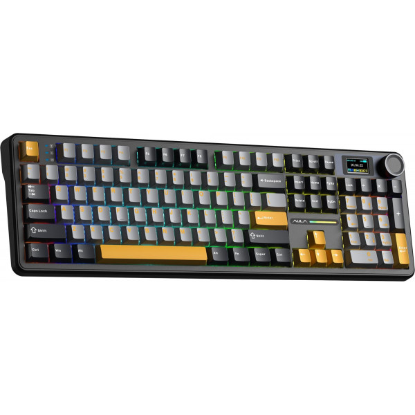 Клавіатура бездротова Aula F108 Pro Black (6978080501295)