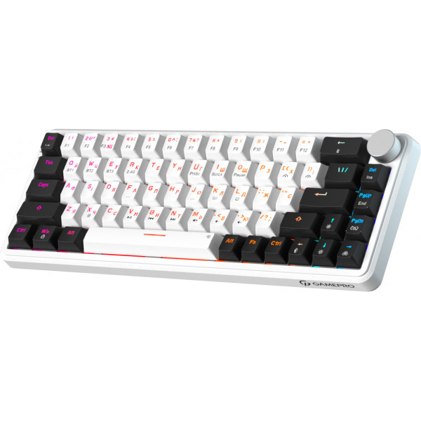 Клавіатура бездротова GamePro Asgard Valhalla MK210W Pro White