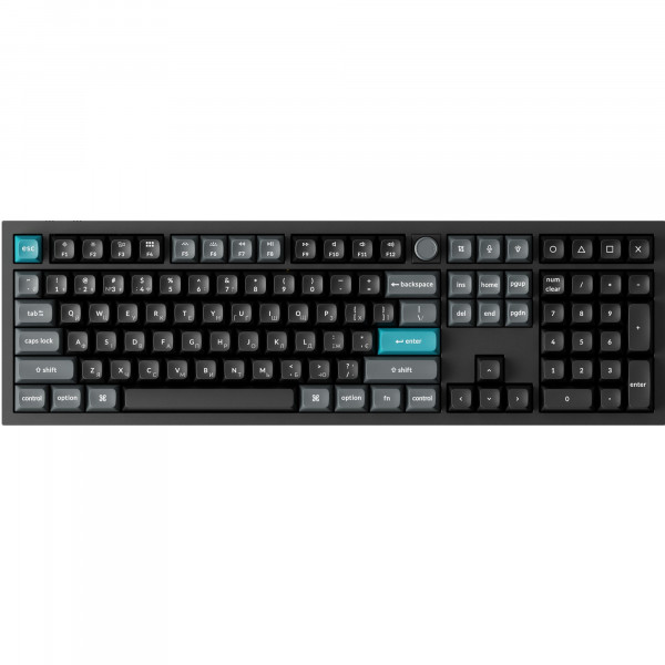 Клавіатура бездротова Keychron Q6 Ultra Keychron Red Switch Black RGB (Q6U-M1-UA)