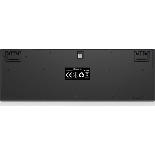 Клавіатура бездротова REAL-EL RK-715W
