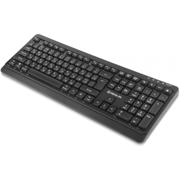 Клавіатура бездротова REAL-EL RK-760W Black