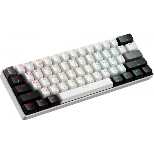 Клавіатура GamePro Genesis Infinity MK130BW Black/White