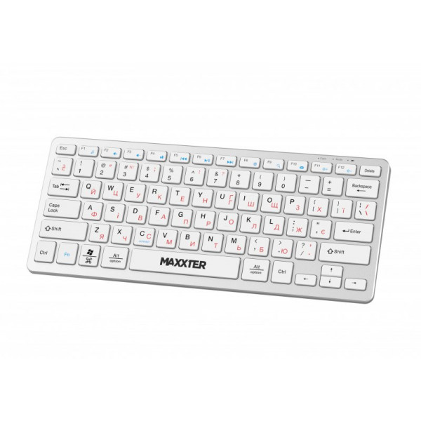 Клавiатура Maxxter KBW-C01S-UA Silver