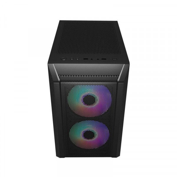Корпус 1stPlayer D3-3F2-PLUS Black без БЖ