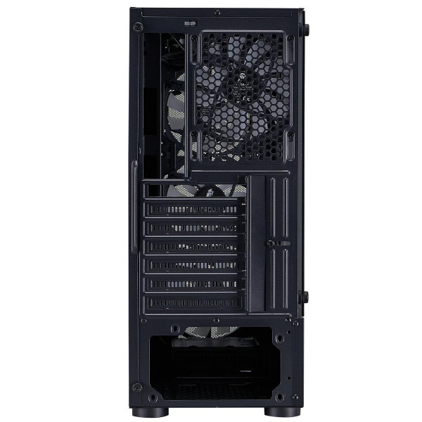 Корпус 1stPlayer D4-BK-4F1 Black без БЖ