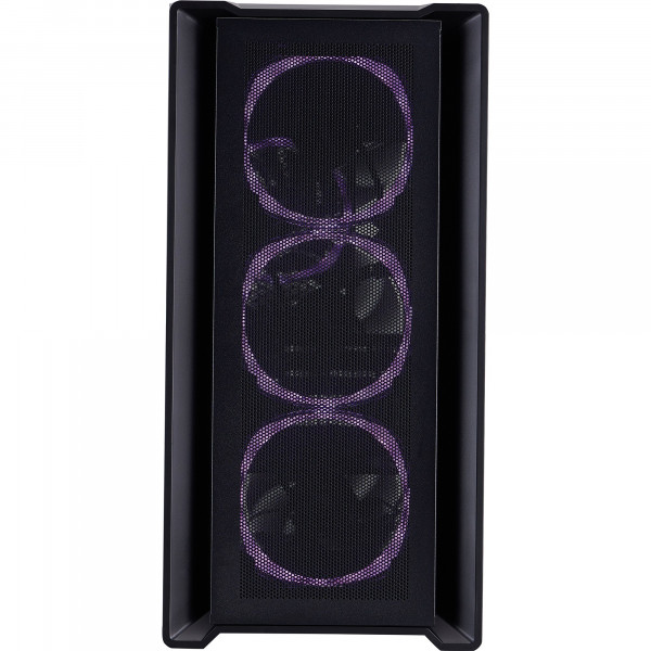 Корпус 1stPlayer T4-BK-4FS7 Black