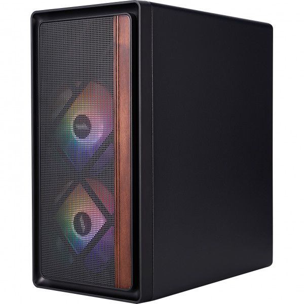 Корпус 1stPlayer WD1-BK-3F1 Black