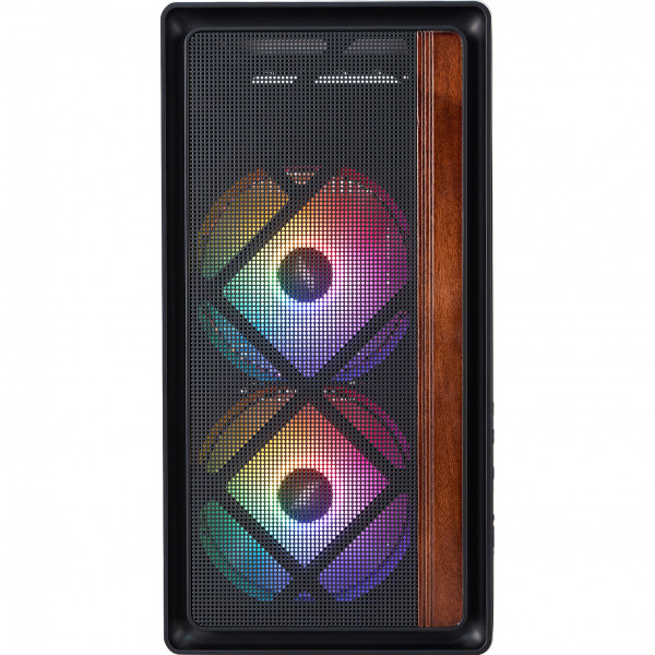 Корпус 1stPlayer WD1-BK-3F1 Black