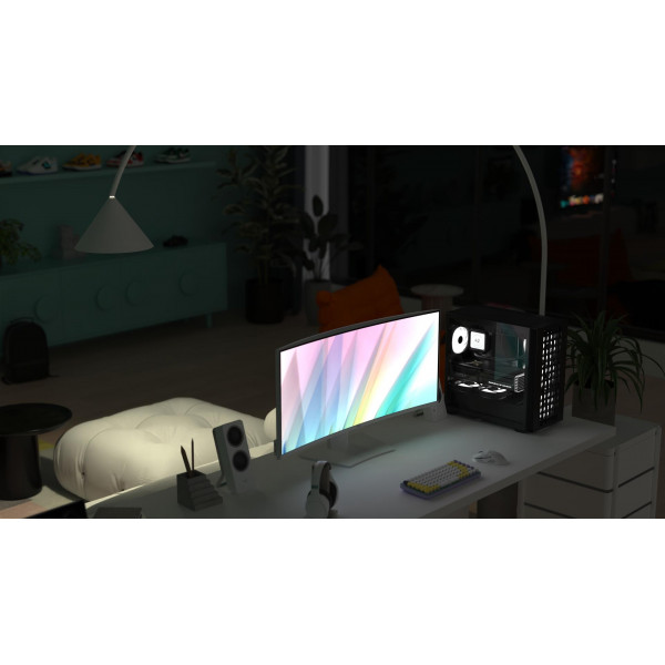 Корпус AeroCool D302A-G-BK-v1 (ACCS-DS04043.11) Black без БЖ