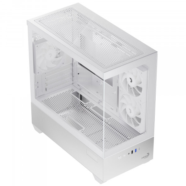 Корпус AeroCool P300D Digi-G-WT-v1 White (ACCS-PN05033.21)