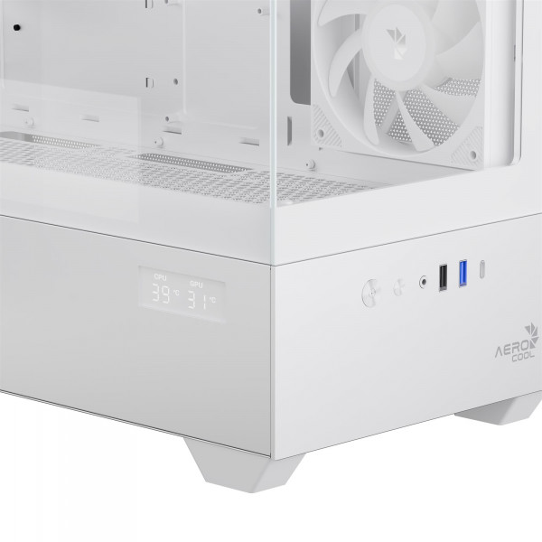 Корпус AeroCool P300D Digi-G-WT-v1 White (ACCS-PN05033.21)