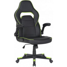 Крісло для геймерів 2E Gaming Hebi Black/Green (2E-GC-HEB-BK)