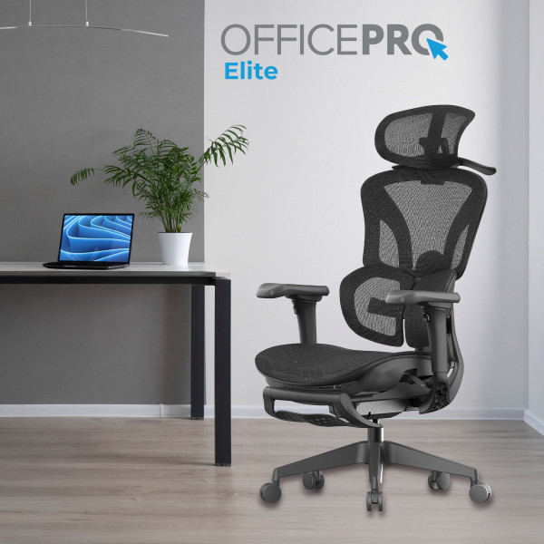 Крісло офісне OfficePro Elite OC950B Black