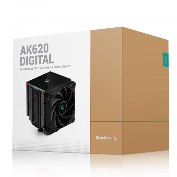 Кулер процесорний DeepCool AK620 Digital (R-AK620-BKADMN-G)