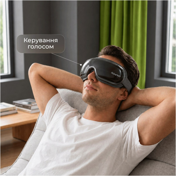 Масажер для очей RENPHO Eyeris 3 Black (R-G010V-BK)