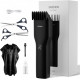 Машинка для стрижки Xiaomi Enchen Boost Black Set + Пеньюар і ножниці
