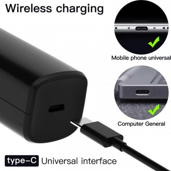 Машинка для стрижки Xiaomi Enchen Boost Black Set + Пеньюар і ножниці