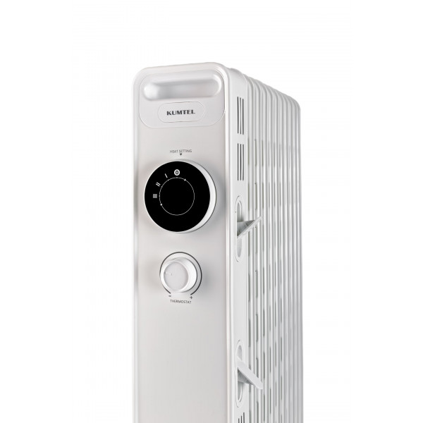 Масляний радіатор Kumtel KUM-1230S White