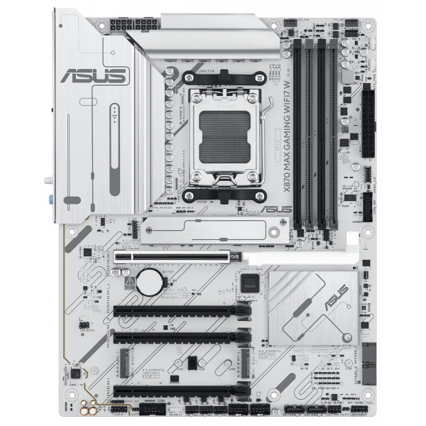 Материнська плата Asus X870 Max Gaming WiFi7 White Socket AM5