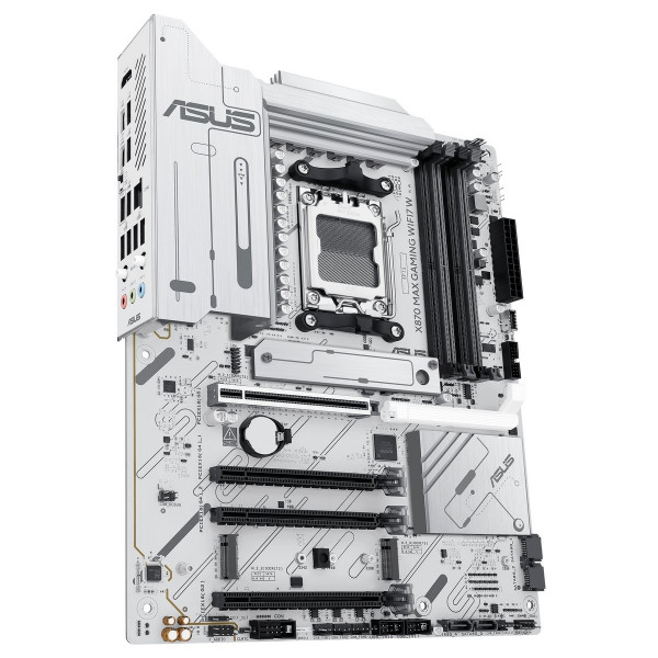 Материнська плата Asus X870 Max Gaming WiFi7 White Socket AM5