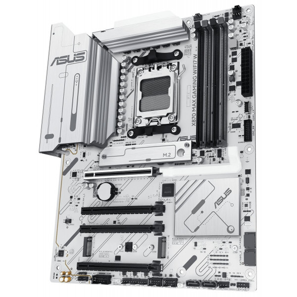 Материнська плата Asus X870 Max Gaming WiFi7 White Socket AM5