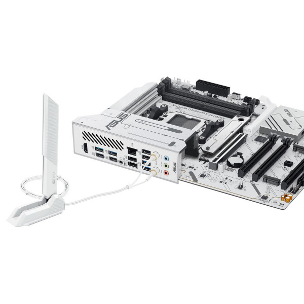 Материнська плата Asus X870 Max Gaming WiFi7 White Socket AM5