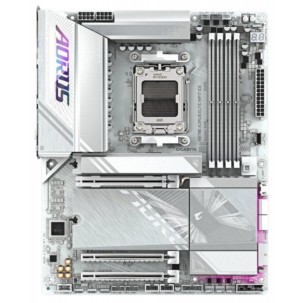 Материнська плата Gigabyte X870E Aorus Elite WiFi7 Ice Socket AM5
