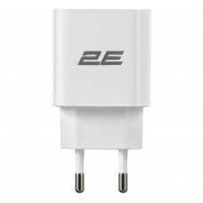Мережевий зарядний пристрій 2E (1USB 3A) 30W White (2E-WC1USBC30W-W)