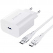 Мережевий зарядний пристрій Proove Rapid 20W White (WCRP20012102) + кабель Lightning