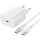 Мережевий зарядний пристрій Proove Rapid 20W White (WCRP20012102) + кабель Lightning