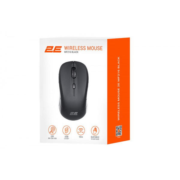 Миша бездротова 2E MF216 WL Black (2E-MF216WB)
