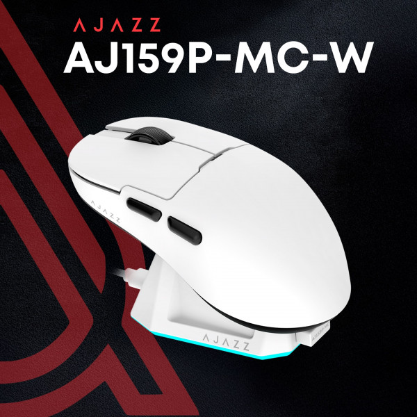 Миша бездротова Ajazz AJ159P MC White (AJ159P-MC-W)
