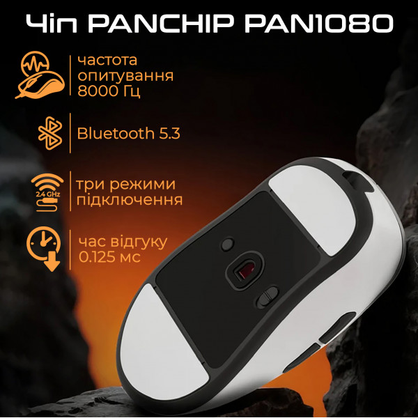 Миша бездротова RAWM ER21 Black