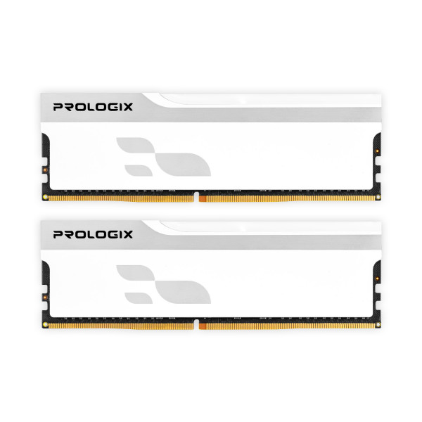 Модуль пам`ятi DDR5 2x16GB/6000 Prologix Onyx White (PRO32GB6000YW5K)