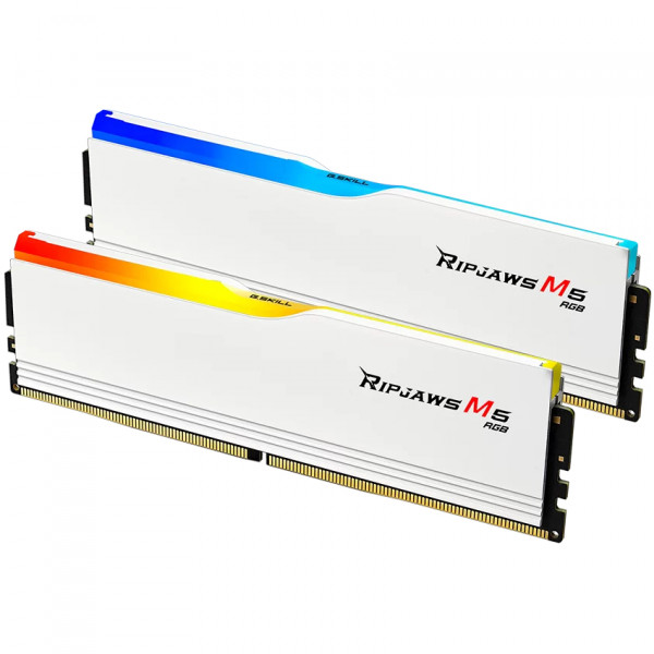 Модуль пам`ятi DDR5 2x16GB/6400 G.Skill Ripjaws M5 RGB White (F5-6400J3648F16GX2-RM5RW)