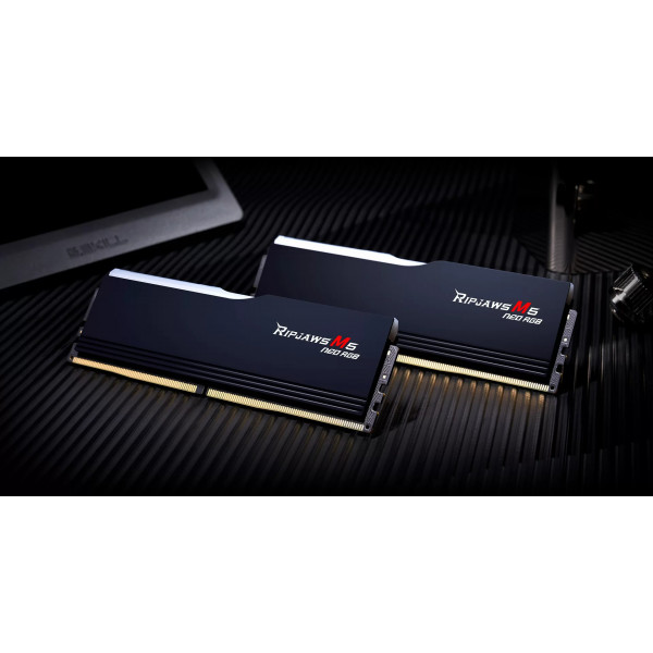 Модуль пам`ятi DDR5 2x32GB/6000 G.Skill Ripjaws M5 Neo RGB Black (F5-6000J3636F32GX2-RM5NRK)